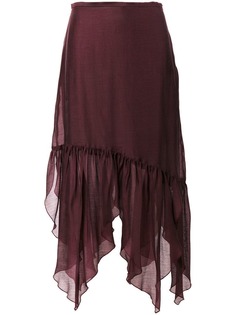 See By Chloé асимметричная юбка миди