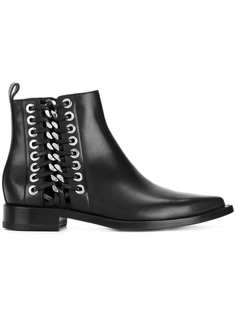 Alexander McQueen ботинки-челси с цепочкой и люверсами