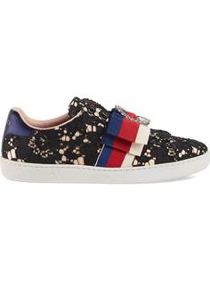 Gucci кроссовки Ace со шнуровкой