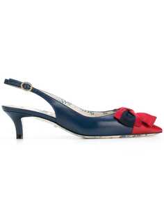 Gucci туфли-лодочки с отделкой Web