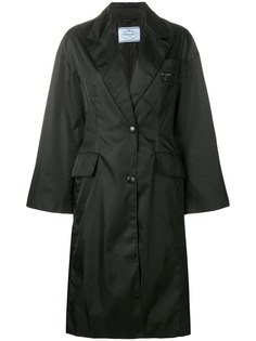 Prada однобортное пальто