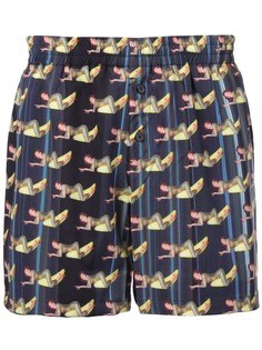 Adam Selman шорты-боксеры Banana Slit