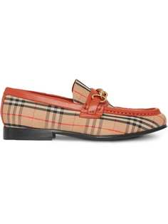 Burberry лоферы в клетку 1983