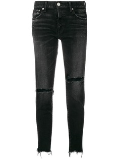 Moussy Vintage облегающие джинсы с дырами на коленях