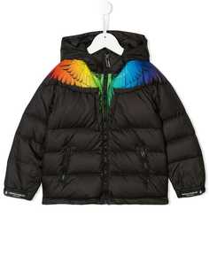 Marcelo Burlon County Of Milan Kids куртка с принтом Rainbow Wing