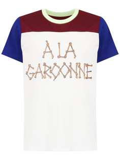 À La Garçonne color block t-shirt