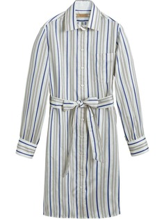 Burberry платье-рубашка в полоску