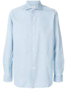 Bagutta джинсовая рубашка с длинным рукавом