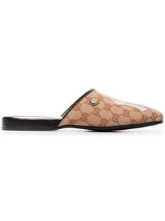 Gucci мюли с логотипом NY Yankees
