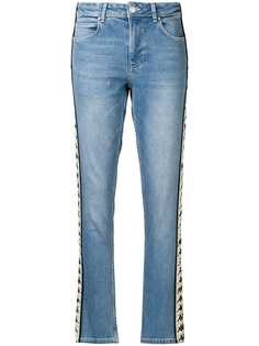 Kappa джинсы узкого кроя с боковыми полосками с логотипом