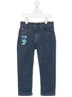 Kenzo Kids джинсы с нашивками