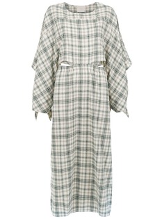 Framed Played midi dress