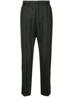 McQ Alexander McQueen зауженные к низу брюки в полоску