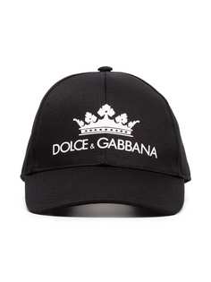 Dolce & Gabbana бейсболка с принтом логотипа