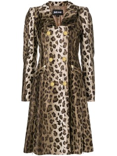 Just Cavalli пальто с леопардовым принтом