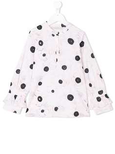 Baby Dior блузка с цветочным принтом