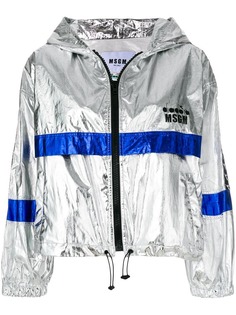 MSGM ветровка с металлическим отблеском