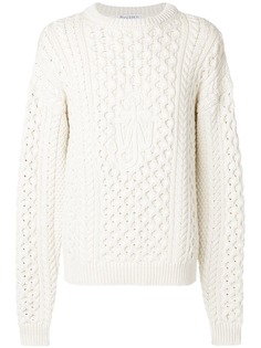 JW Anderson вязаный свитер с косами