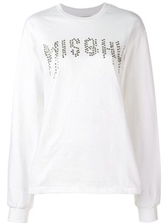 Misbhv толстовка с логотипом из заклепок