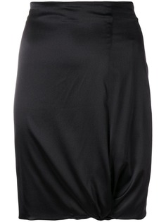 Giorgio Armani Vintage облегающая юбка со сборной деталью