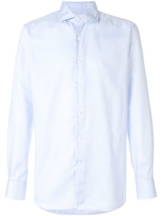 Bagutta рубашка с воротником с широко расставленными уголками