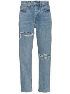Re/Done прямые джинсы с высокой талией