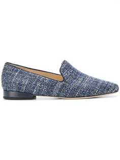 Jimmy Choo Jaida flat tweed slippers