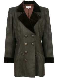 Yves Saint Laurent Vintage пиджак в тонкую полоску