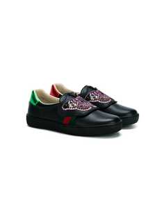 Gucci Kids кроссовки с бабочками