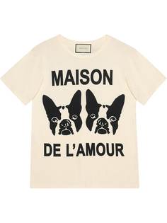 Gucci футболка "Maison de lAmour"