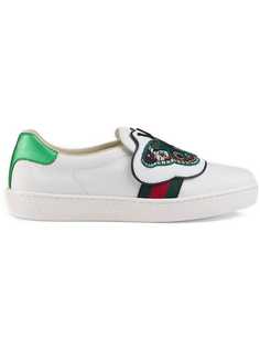 Gucci Kids кроссовки Ace с бабочкой