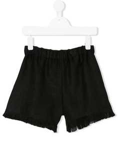 Manoko шорты с эластичной талией и бахромой