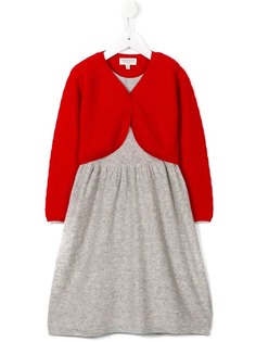 Cashmirino трикотажное платье с кардиганом