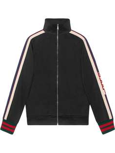Gucci куртка из ткани джерси