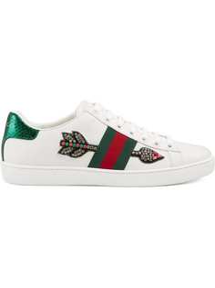 Gucci кроссовки Ace с вышивкой