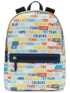 Fendi Kids рюкзак с принтом