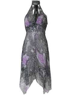 Giorgio Armani Vintage платье с вырезом-петлей халтер