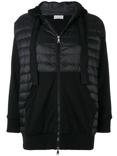 Moncler худи с дутыми вставками спереди