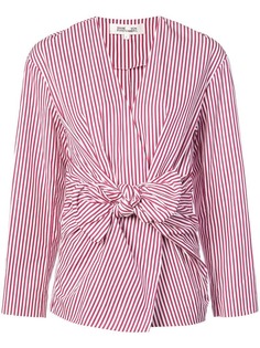 Dvf Diane Von Furstenberg рубашка в полоску с запахом