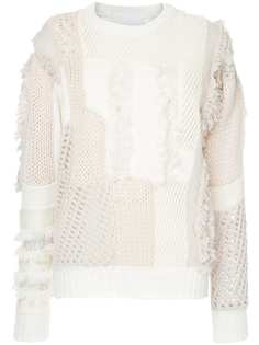 Koché свитер с панельным дизайном