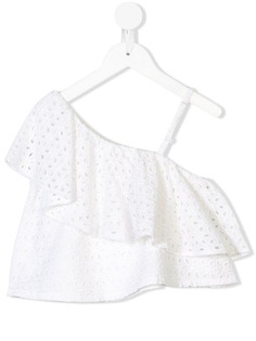 Tuchinda асимметричный топ с вышивкой