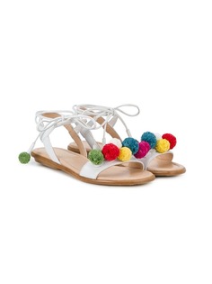 Aquazzura Mini сандалии Mini Pompom