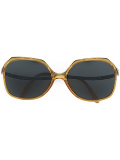 Christian Dior Vintage солнцезащитные очки в геометрической оправе