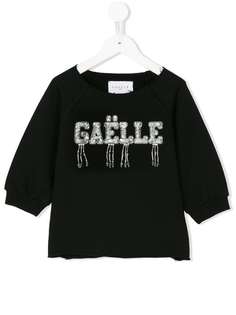 Gaelle Paris Kids толстовка с вышитым логотипом