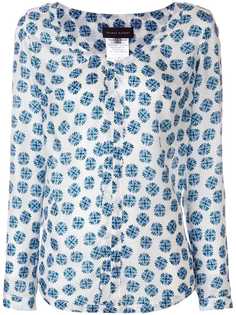 Talbot Runhof блузка с принтом