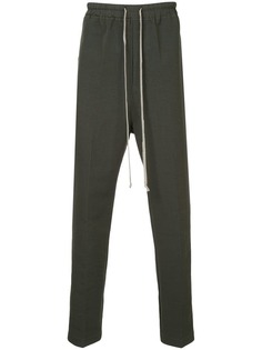 Rick Owens зауженные брюки на завязках
