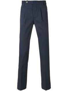 Entre Amis брюки прямого кроя с мелким узором