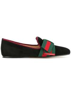 Gucci лоферы с бантом