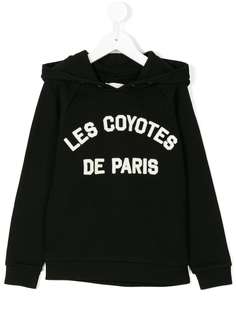 Les Coyotes De Paris толстовка с капюшоном и аппликацией