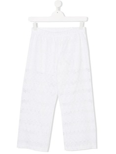 Piccola Ludo брюки с плетеной отделкой
